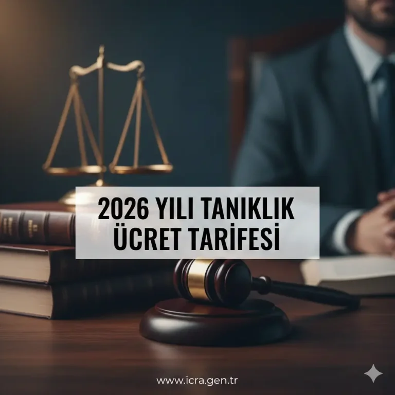 2026 yılı tanıklık ücret tarifesi resmi gazete duyurusu